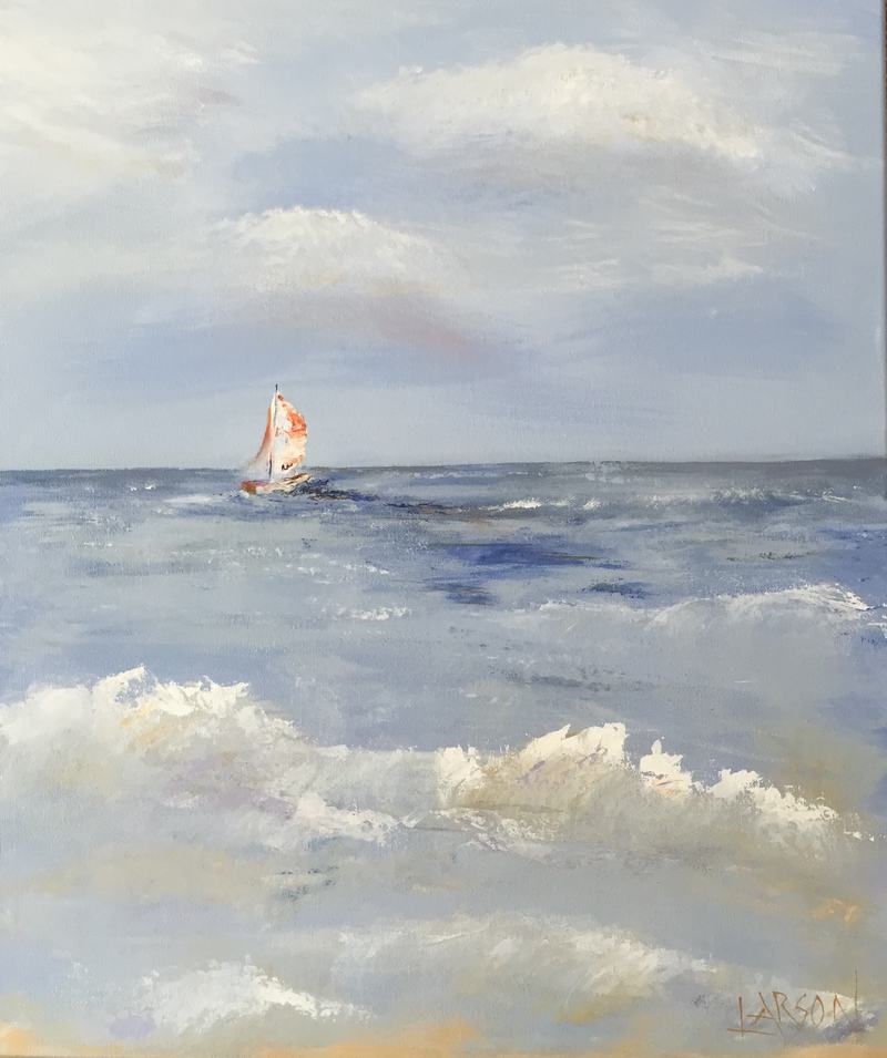 Acrylic Orange sail – acrylic