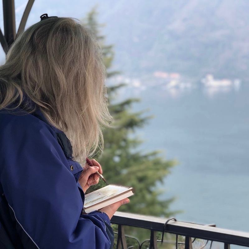 Watercolor in Italy