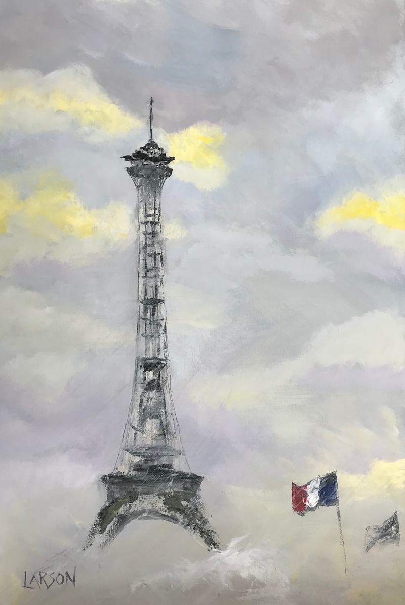 Paris – acrylic